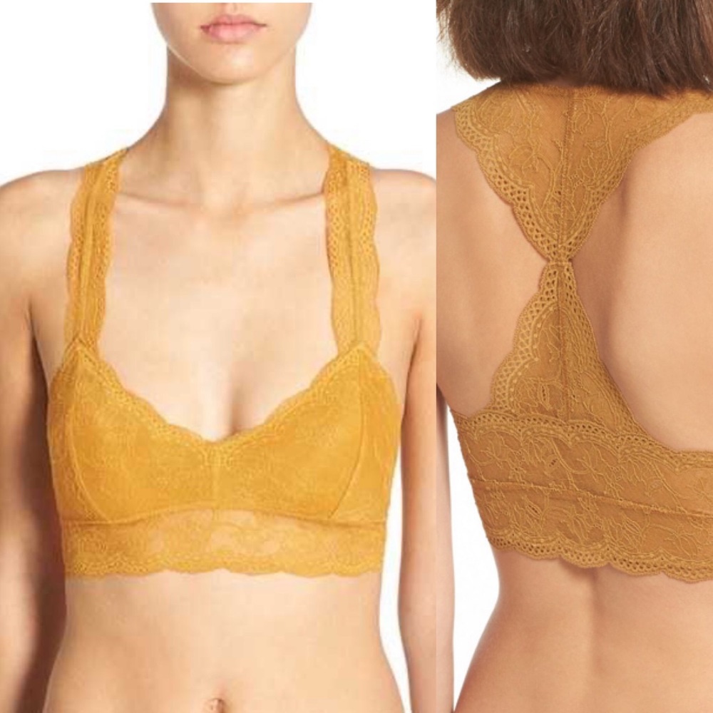 BP Nordstrom lace racer back bralette sz m